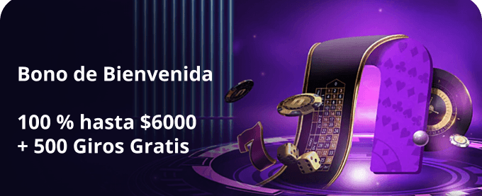 Bono de Bienvenida del 100% promotion banner